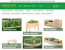 Tablet Screenshot of greenesfence.com